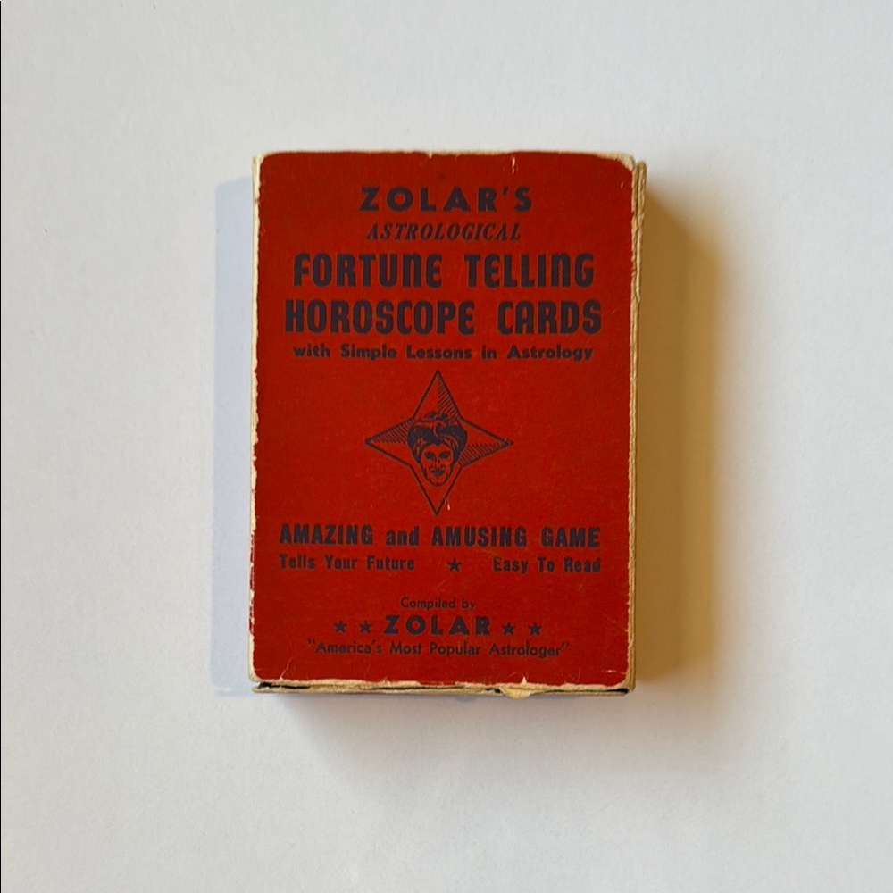 1943 Zolar's Astrological Fortune Telling Horoscope Cards